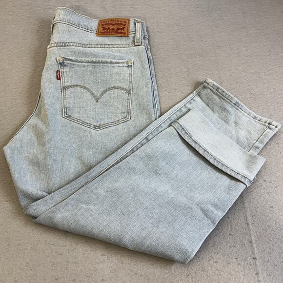 Levi's Denim - Levis 311 Capri Jeans Womens 29 Shaping Skinny Blue Denim Light Wash Gorpcore